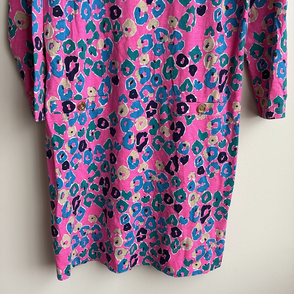 Pink Leopard Lilly Pulitzer Dress - Picture 3 of 4
